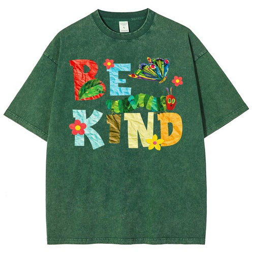Be Kind Caterpillar and Butterfly Garden Graphic Hoodie and Tee