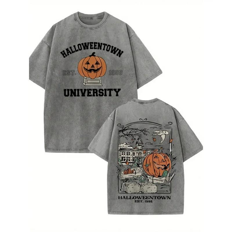 Halloweentown University Pumpkin Graphic Short Sleeve Tee