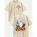 I'm Here for the Boos Ghost and Pumpkin Halloween Graphic T-Shirt