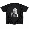Retro Country Music Diva Shushing Portrait Graphic Tee