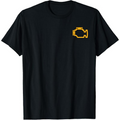 Check Engine Light Graphic T-Shirt with Minimalist Dashboard Warning Icon