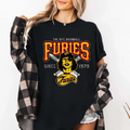NYC Baseball Furies Vintage Graphic Tee with Retro Character Artwork