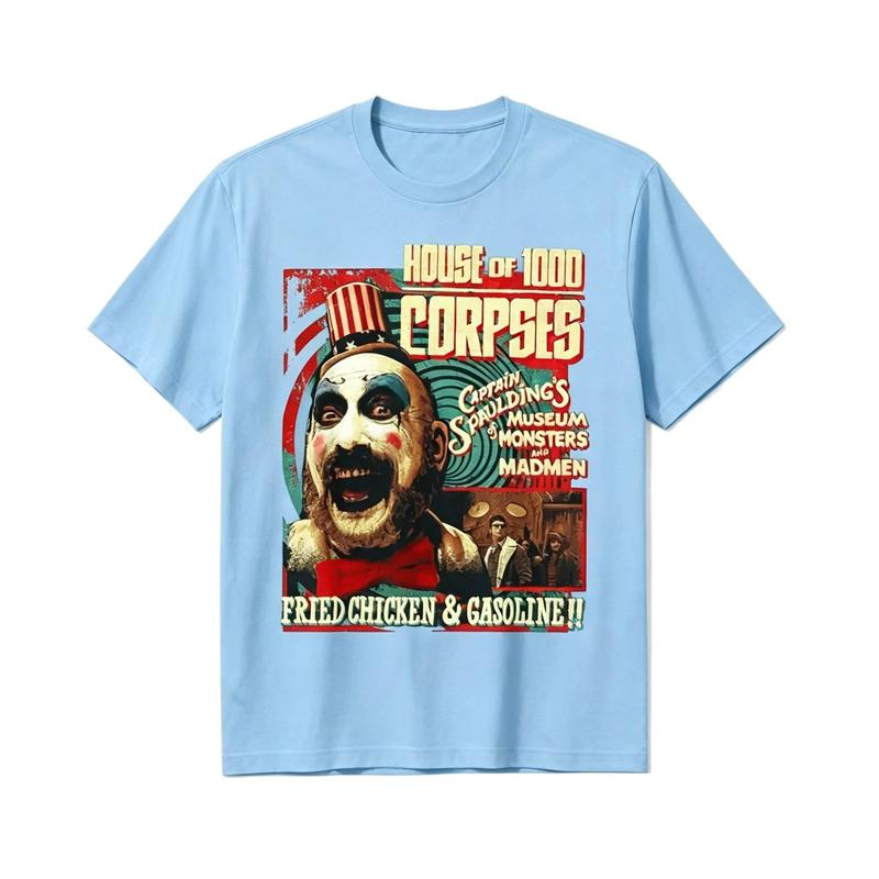 House of 1000 Corpses Captain Spaulding Vintage Horror Graphic T-Shirt