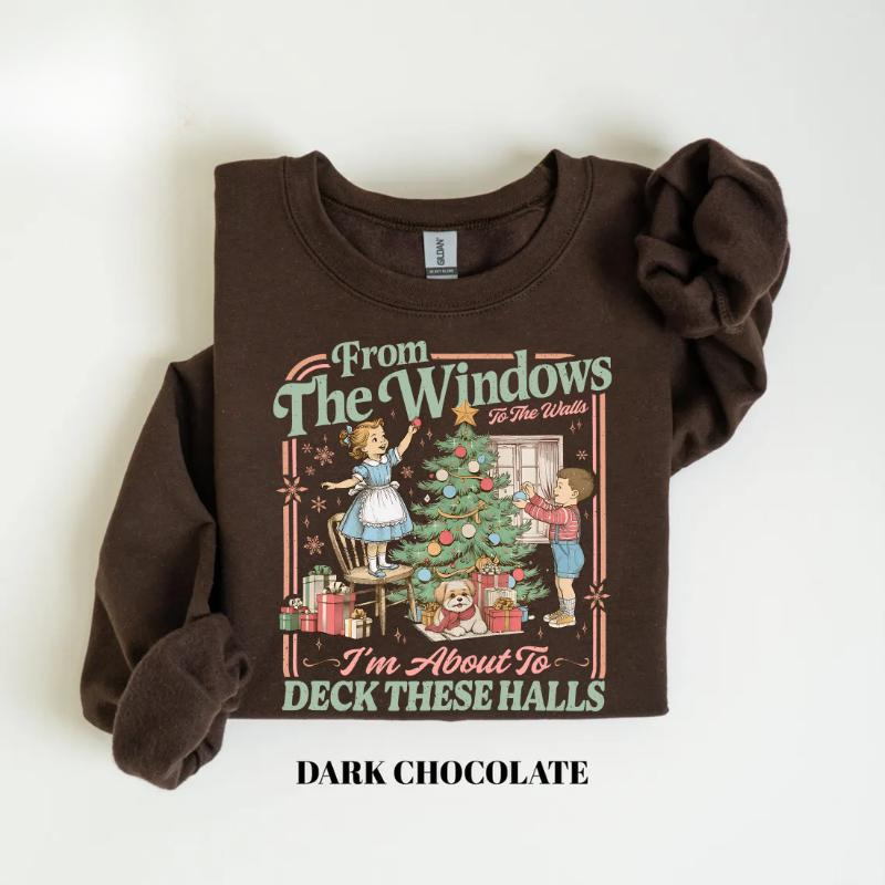 From the Windows to the Walls Christmas Tree Graphic Sweatshirt