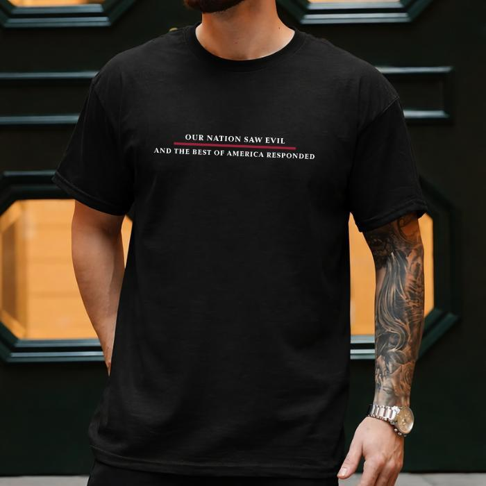 Never Forget September 11 Memorial Timeline Graphic Apparel