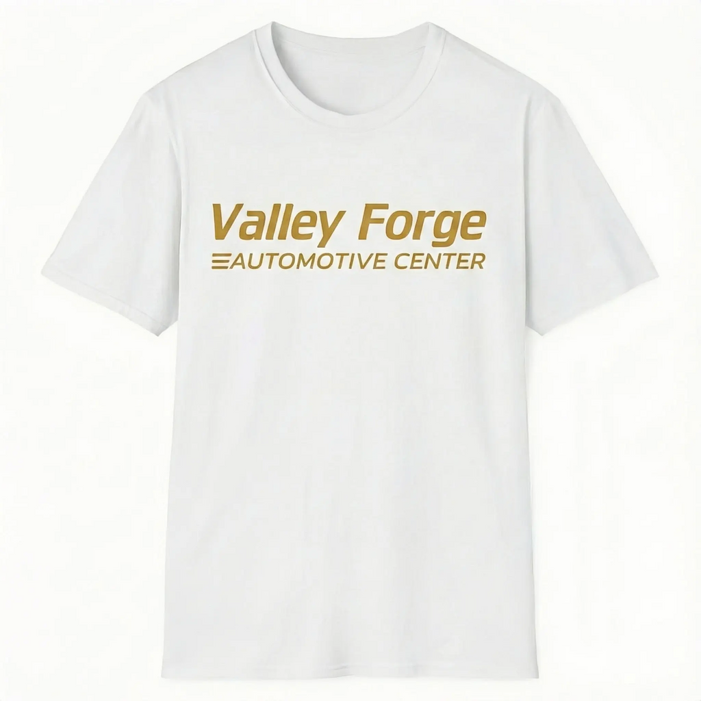Valley Forge Automotive Center Retro Garage Graphic T-Shirt