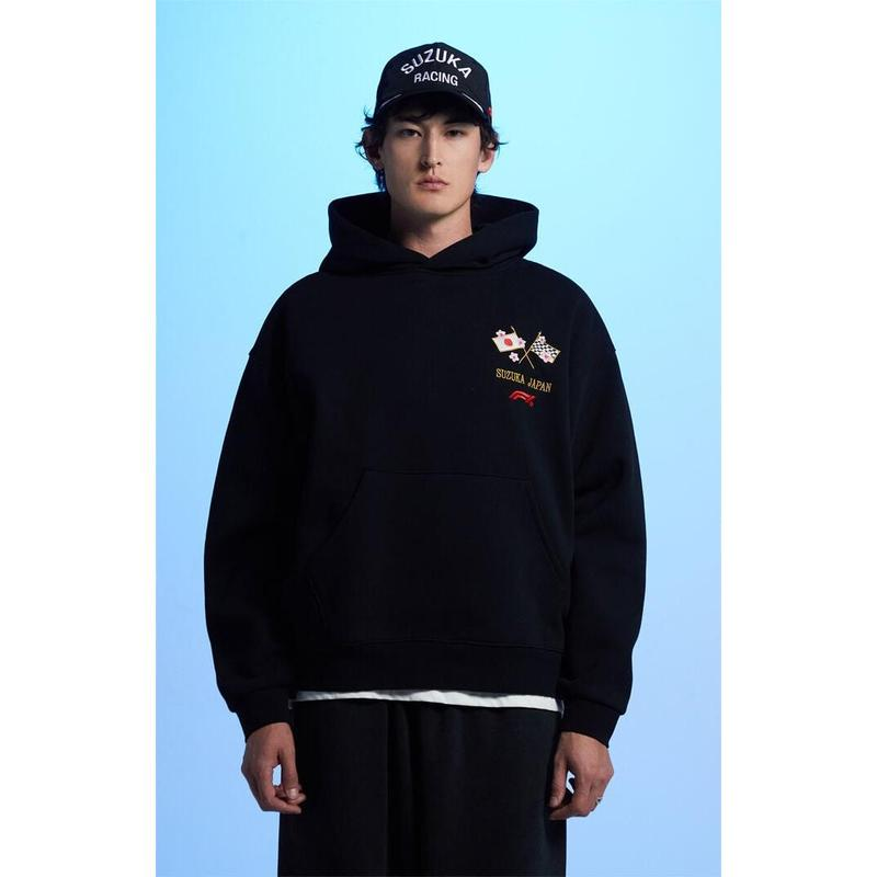 Japanese Grand Prix Suzuka Racing Map Graphic Hoodie