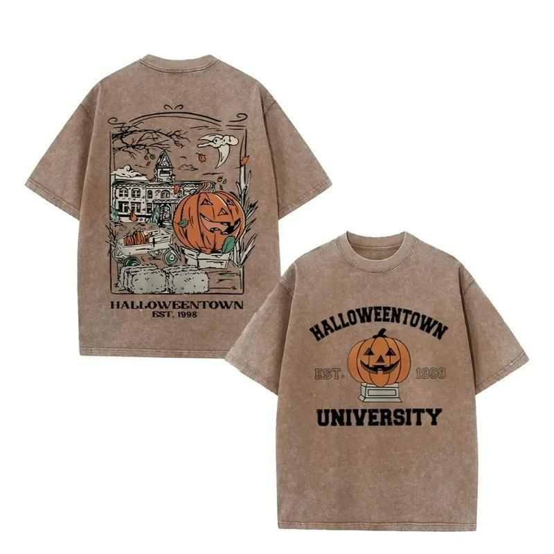 Halloweentown University Pumpkin Graphic Short Sleeve Tee