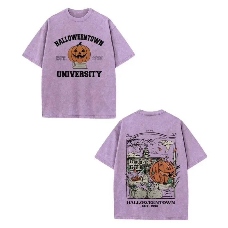 Halloweentown University Pumpkin Graphic Short Sleeve Tee
