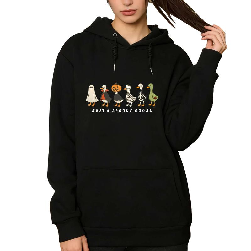 Just a Spooky Goose Halloween Costume Parade Graphic Apparel