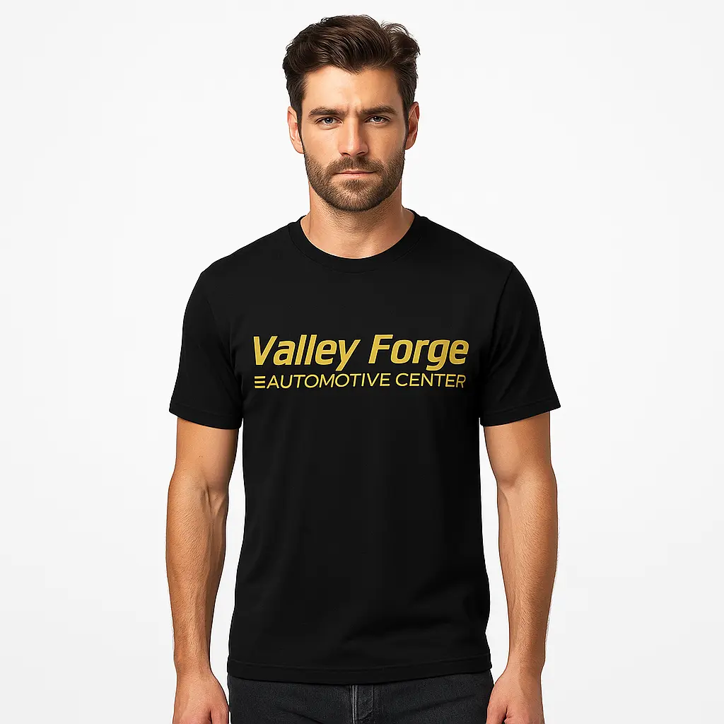 Valley Forge Automotive Center Retro Garage Graphic T-Shirt