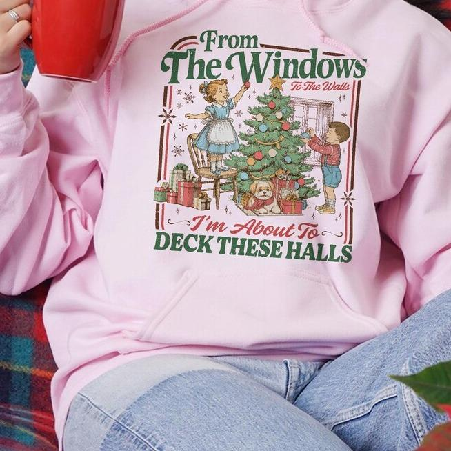 From the Windows to the Walls Christmas Tree Graphic Sweatshirt