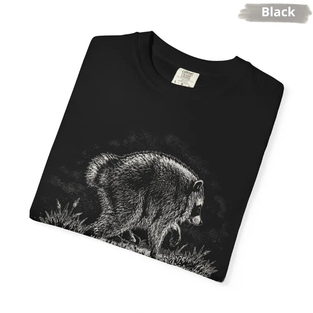 Comfort Colors Jimothy Raccoon T Shirt, Famous Seattle Raccoon Graphic Tee, Vintage Y2K Graphic T-Shirt, Cute Trash Panda TShirt, Funny Animal Gift