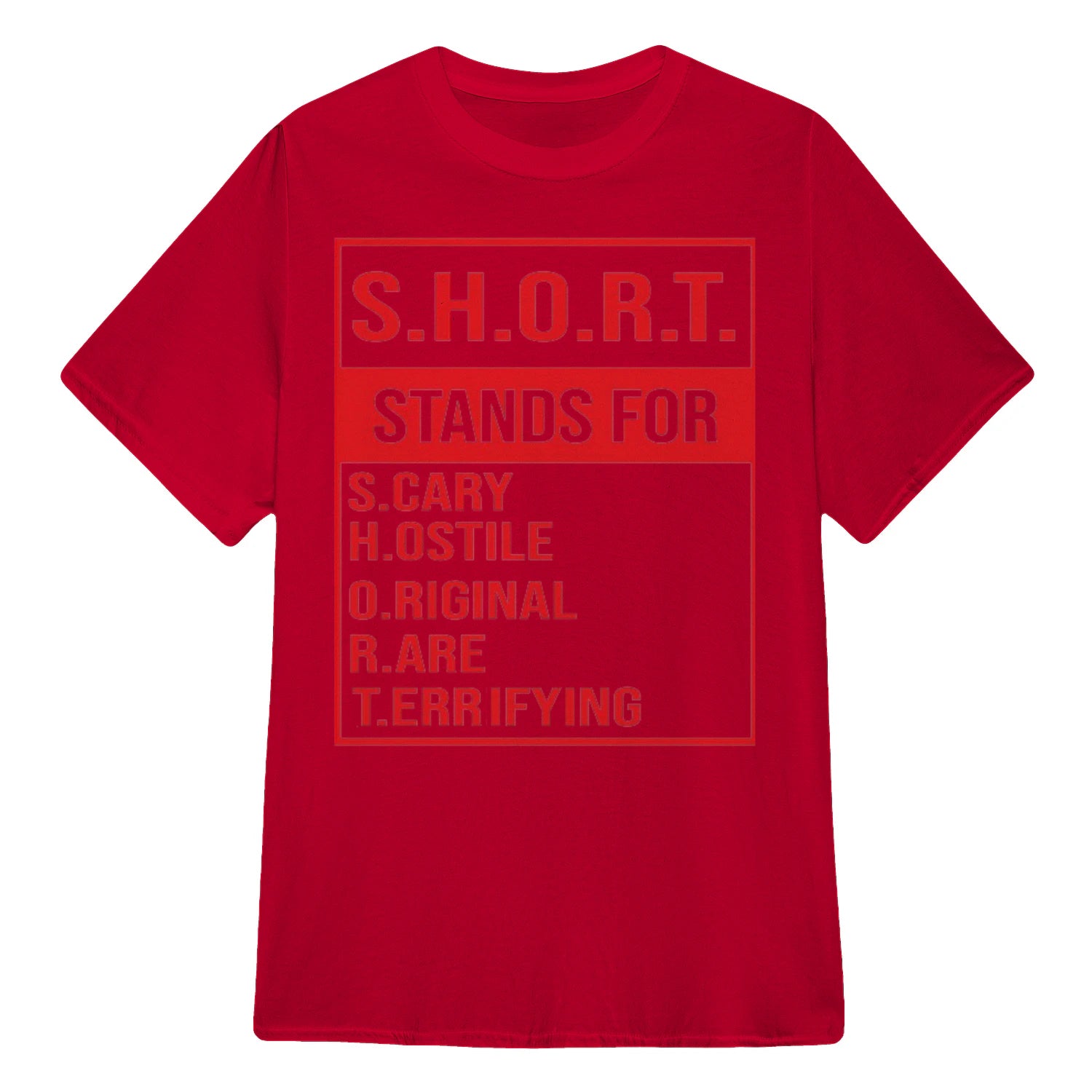 SHORT STANDS FOR SCARY HOSTILE ORIGINAL RARE - Red