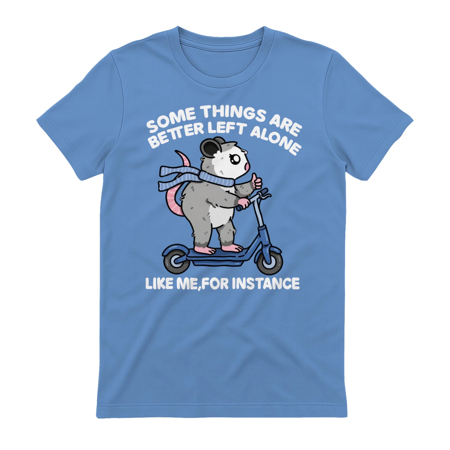 SOME THINGS ARE BETTER LEFT ALONE LIKE ME, FOR INSTANCE - Carolina Blue