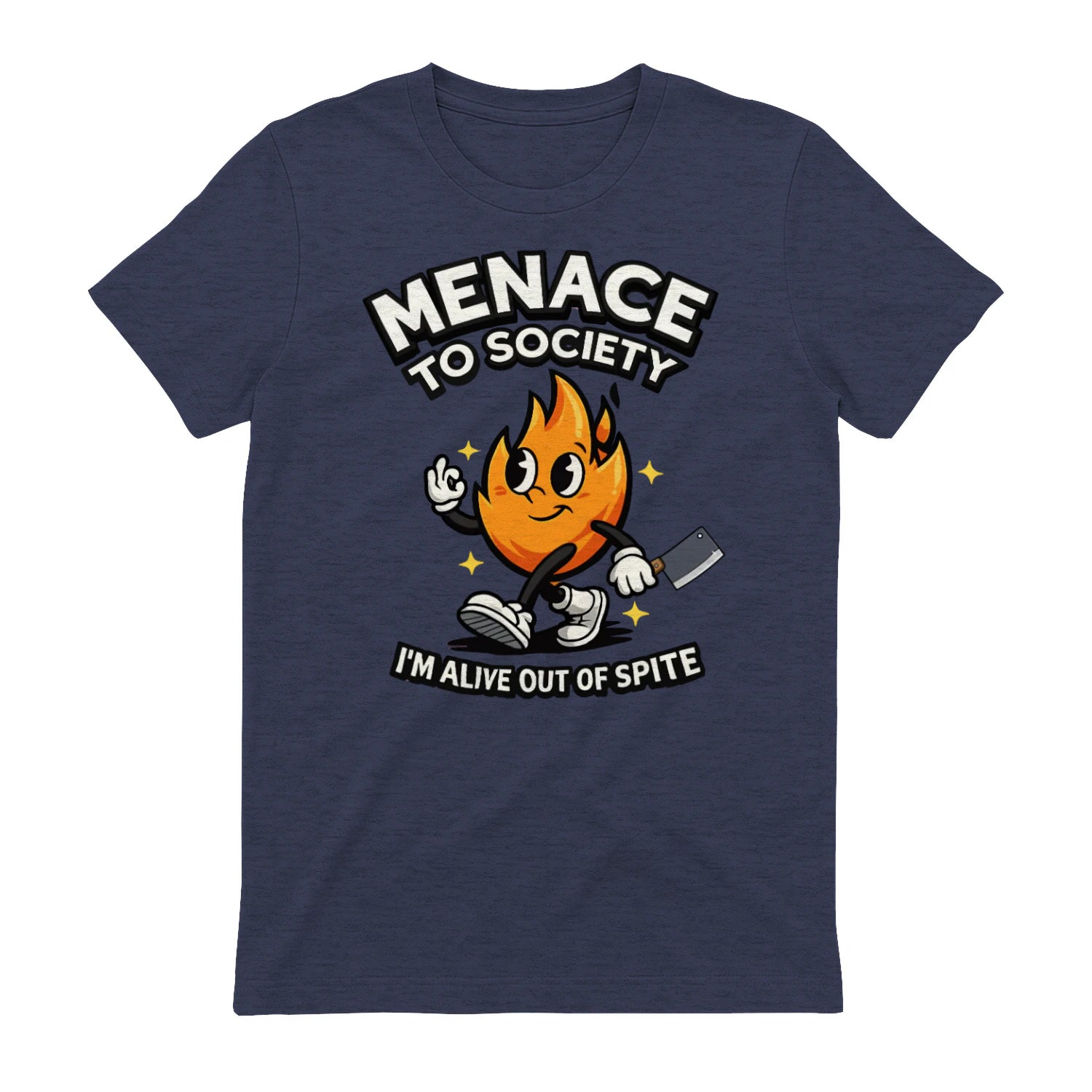 MENAGE TO SOCIETY I'M ALIVE OUT OF SPITE - Heather Navy