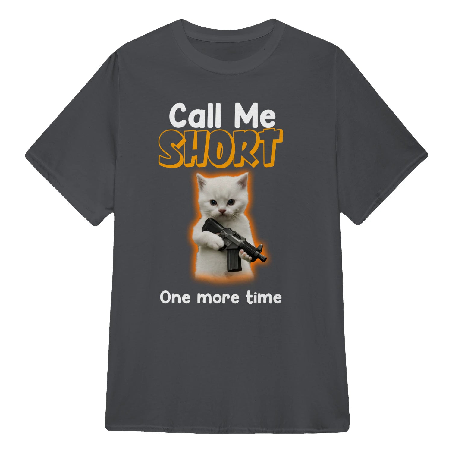 Call me short one more time - Charcoal