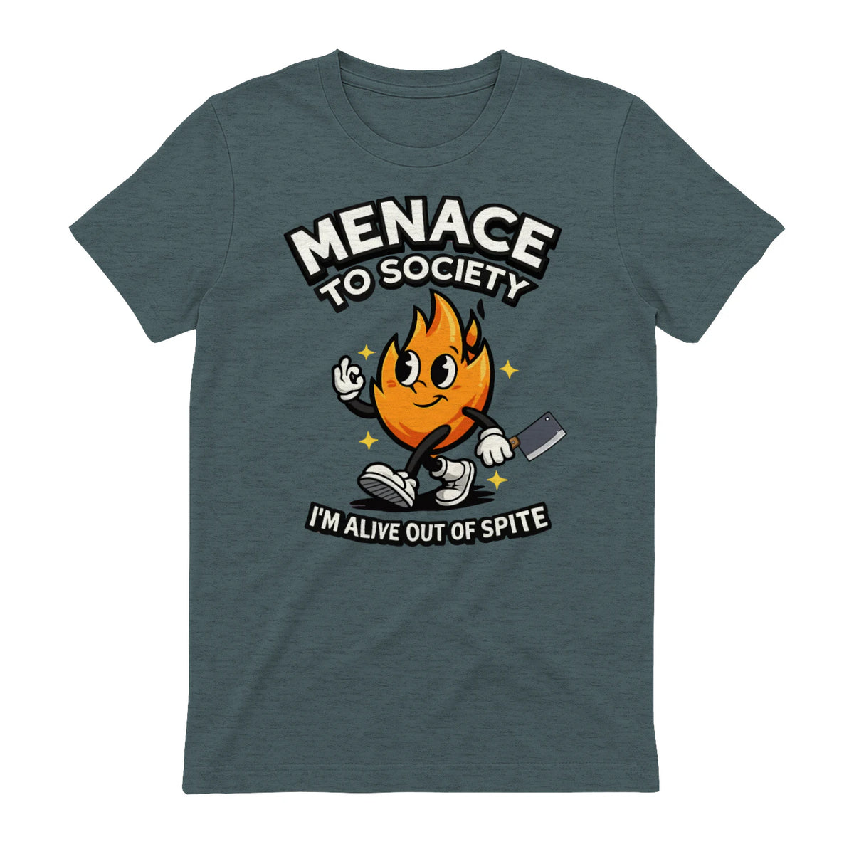MENAGE TO SOCIETY I'M ALIVE OUT OF SPITE - Dark Heather