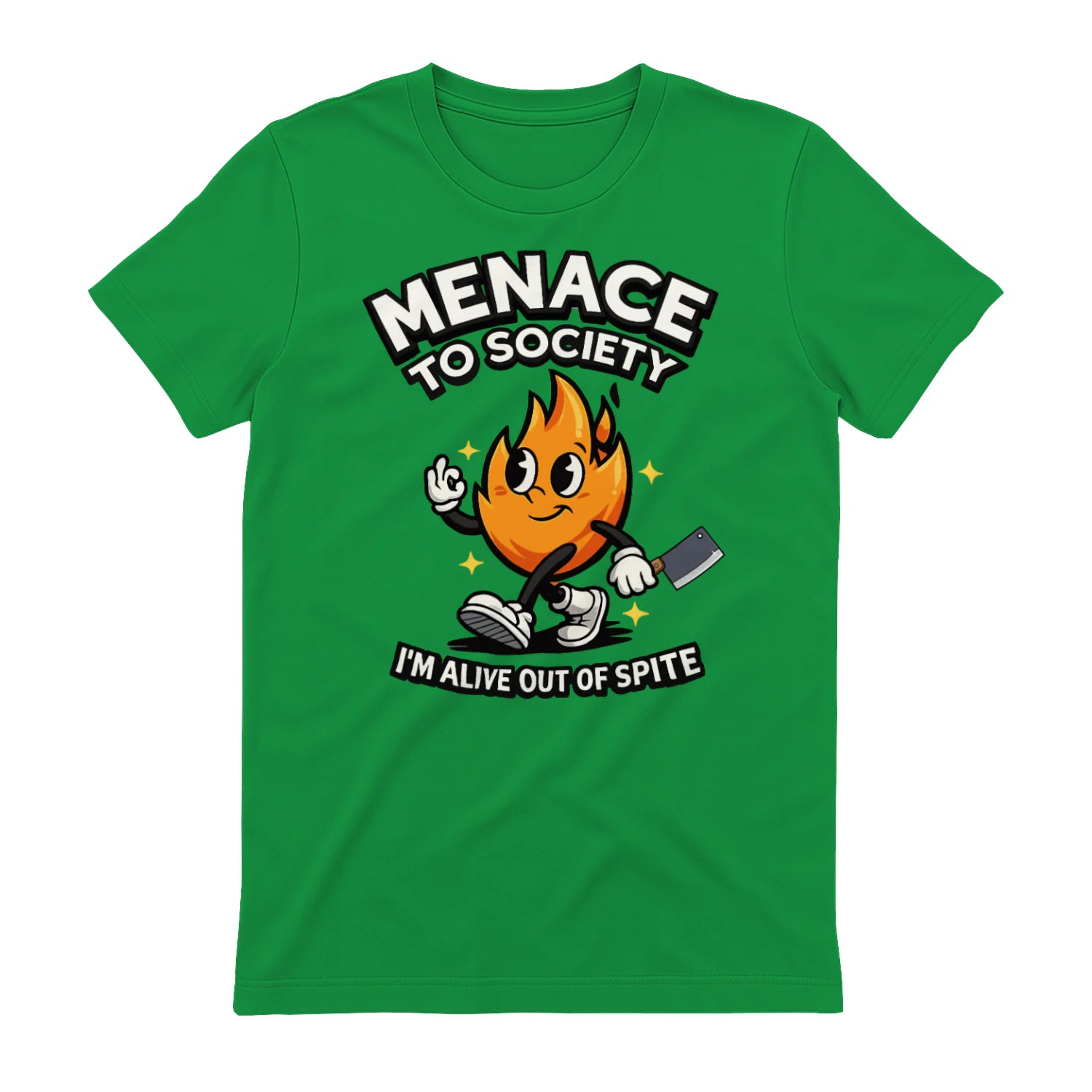 MENAGE TO SOCIETY I'M ALIVE OUT OF SPITE - Irish Green