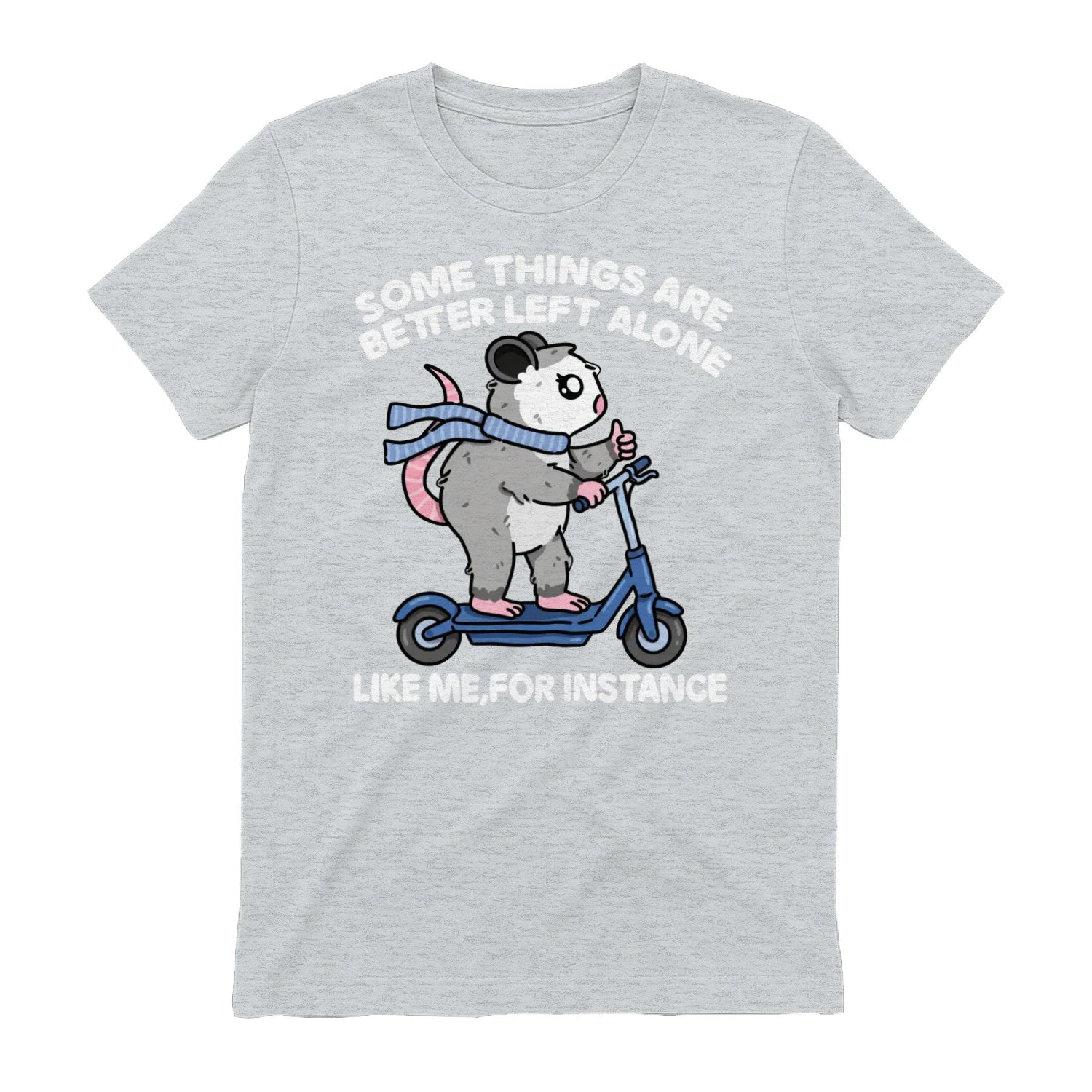 SOME THINGS ARE BETTER LEFT ALONE LIKE ME, FOR INSTANCE - Sport Grey