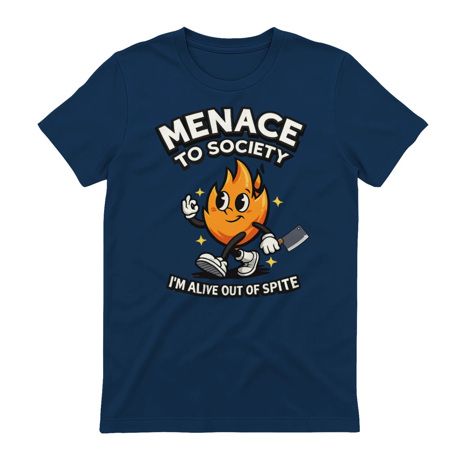 MENAGE TO SOCIETY I'M ALIVE OUT OF SPITE - Navy