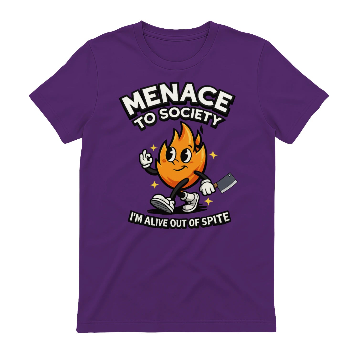 MENAGE TO SOCIETY I'M ALIVE OUT OF SPITE - Purple