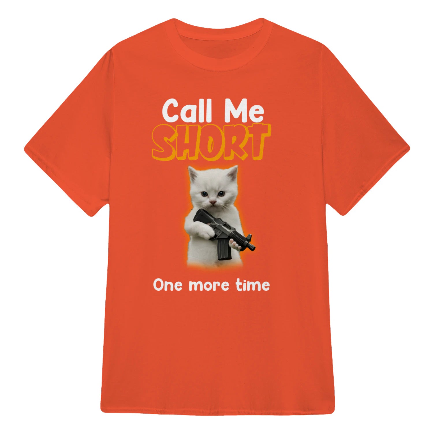 Call me short one more time - Orange